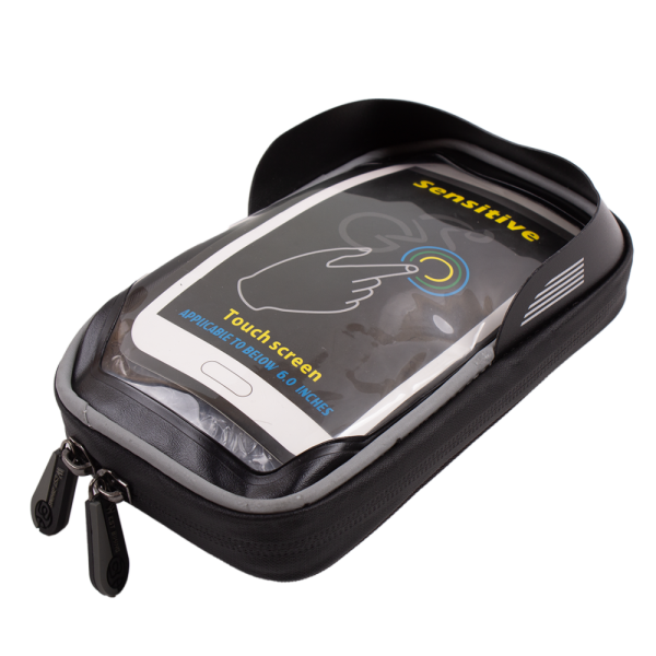 Водонепроницаемый велодержатель для телефона West Biking, крепление на руль, нейлон, сенсорная передняя панель