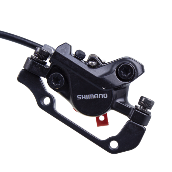 Тормоз задний, диск. гидр., SHIMANO, BL-M396, 1350 мм, IS/PM, черн., AM396RRURX135