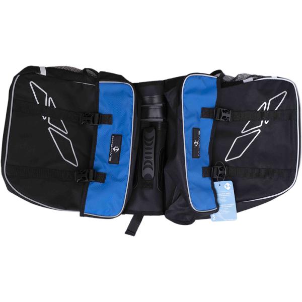 Сумка 5-122804 "штаны" на багажн. "2в1" V=30л (5) черно-синяя M-WAVE