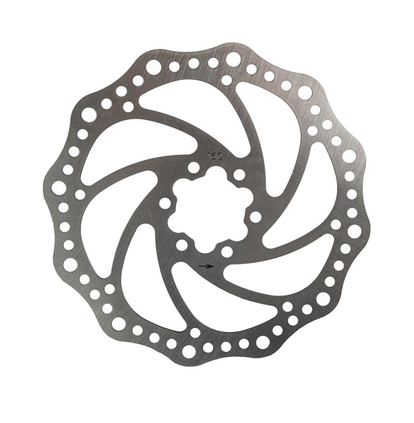 Тормозной диск 5-360600 (ротор) для тормоза 160мм+6болтов нерж. сталь серебр. M-WAVE NEW