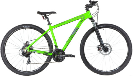 Велосипед STINGER 29" GRAPHITE STD зеленый, алюминий, размер 20"