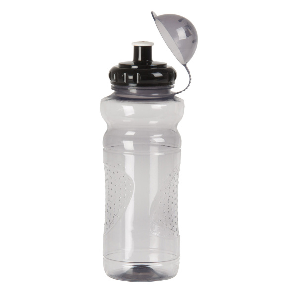 Фляга M-WAVE, 5-340300, пластик. 0,7л с крышкой (50) серо-прозрачная