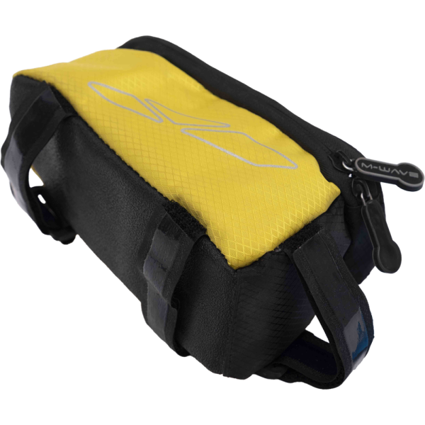 Сумочка/чехол+бокс 5-122556 на раму д/смартфона 170х80х80мм ROTTERDAM TOP L влагозащ. черно-желтая M