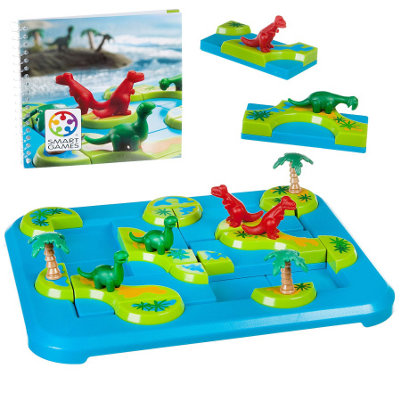 Логическая игра Bondibon Динозавры.Таинственные острова