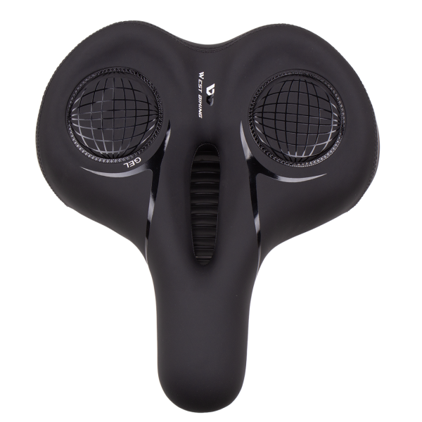 Седло West Biking, широкое, 30×27 см, 950 г, универсальное
