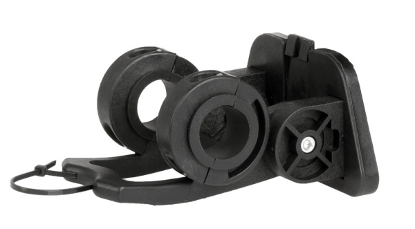 Корзина/крепеж-адаптер 5-431523 для б/съемн. корзины и сумки на руль 22,2-31,8мм черный VENTURA