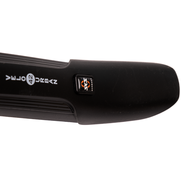 Крылья 0-10497 пластик SKS-10497, Velo42 Urban, 27,5 и 28", для покрышек 1,1"-1,5", перед. 715мм, зад. 870мм, черные  (Германия)