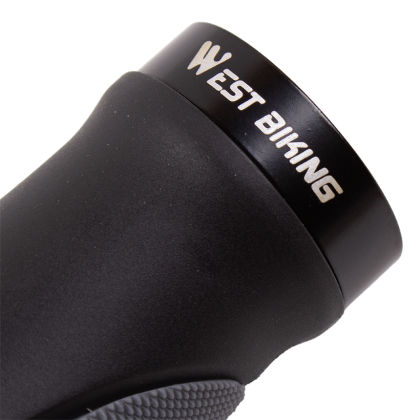 Грипсы велосипедные анатомические с фиксатором, 140мм, West Biking