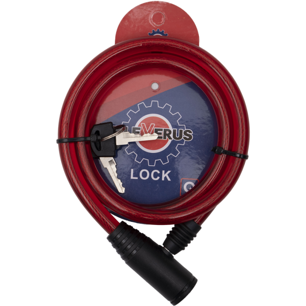 Велозамок с ключом,трос Ø 12*1500 (010)