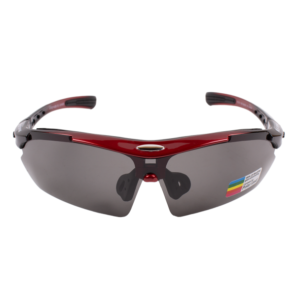 Велосипедные очки солнезащ. со сменными линзами+чехол, материал линзы-поликарбонат, West biking