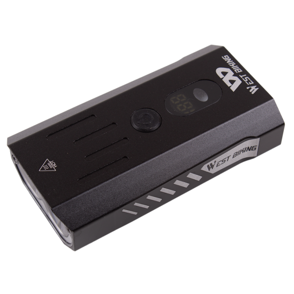 Велосипедный передний фонарь West Biking, встроенный аккумулятор, яркость 800 лм, 5 режимов работы