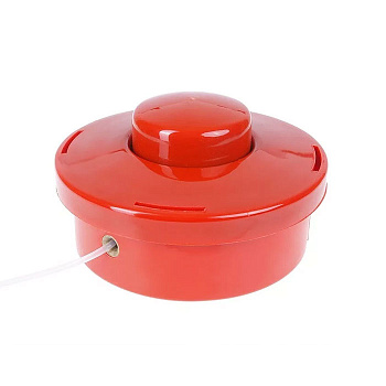 Головка триммерная (M10, D лески - до 3мм, резьба-Л) Красный цвет, Китай