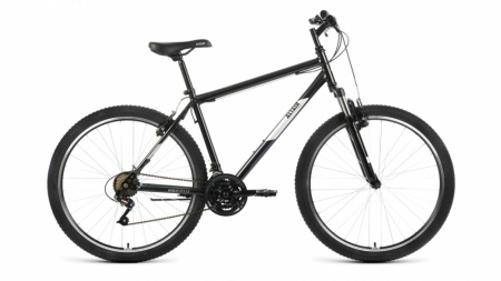 Велосипед ALTAIR MTB HT 27,5 1.0 (27,5" 21 ск. рост. 19") 2022, черный/серебристый, RBK22AL27133