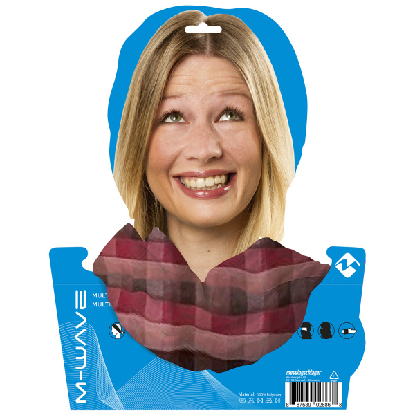 Бандана 5-715126 дыш. полиэстер с микрофиброй 24х48см б/шов. PURPLE SQUARED фиолетавая M-WAVE