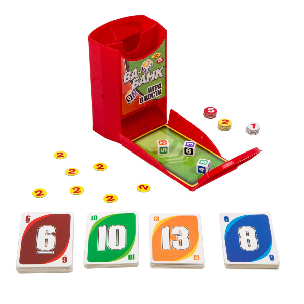 ВА-БАНК - настольная семейная игра в кости