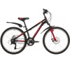 Велосипед FOXX 24" ATLANTIC черный, алюминий, размер 12"