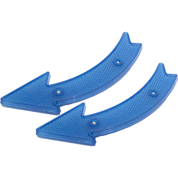 Комплект 2 шт боковых ветоотражателей на колесо велосипеда.