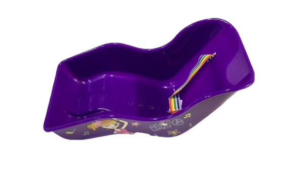 Кресло 00-170575 детское для КУКОЛ универс. крепл. на раму с ремешками, фиолетовая