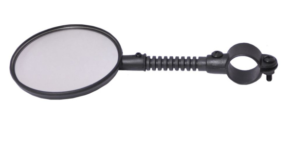 Зеркало 6-647023 круглое 3,5" панорам. 3 степ. своб. кольц. крепление (200) черное