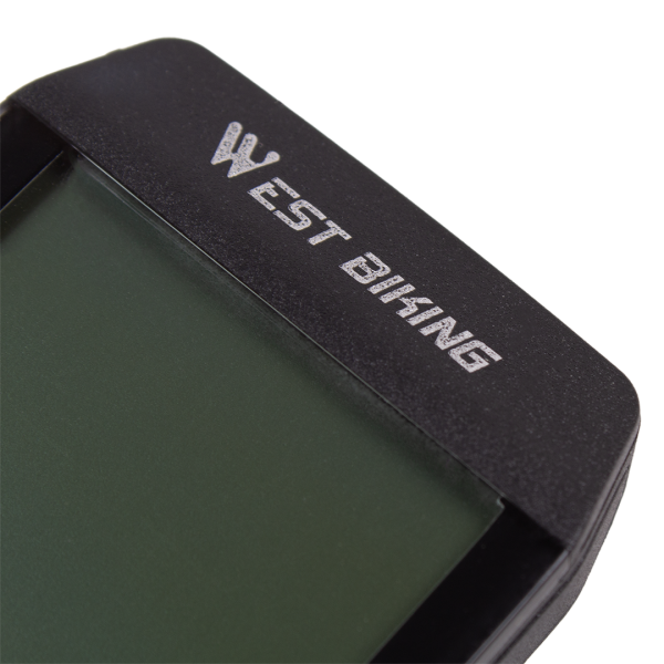 Велокомпьютер проводной West Biking, 20 функций, IPX6, ЖК-дисплей 2,0"