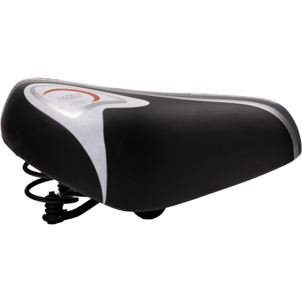 Седло (014) на пружинах, размер 240х205  (цвета: черн./сер., черн./син., черн./красн.) (упак 30 шт)