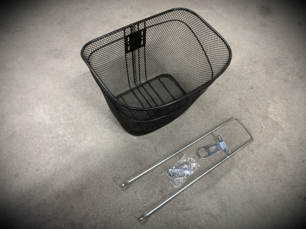 Корзина передняя сетка с креплением. Цвет: чёрный. 3254092