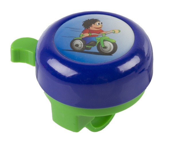 Звонок 5-420119 сталь/пластик детский с 3D-рисунком 6 цветов в ассорт. M-WAVE