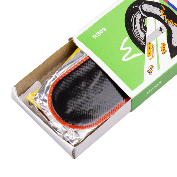 Набор для ремонта шин (001) (латки овальные, 105х48мм, 9 шт, + 20гр клея)