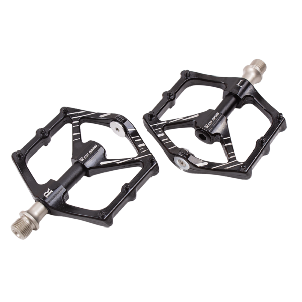 Педали West Biking, алюминиевый сплав, сталь, 13×11×2,5 см, ось M14×1,25 мм, вес 350 г