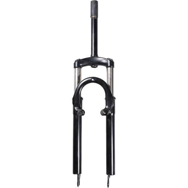 Вилка велосипеда с амортизатором 26", D=25.4, под V-Brake/диск,с резьбой  (упак 10 шт)