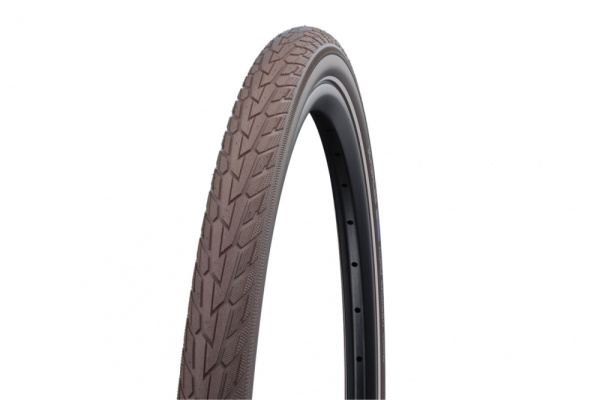 Покрышка. 28x1,60 700x40C (42-622) 05-11101282 ROAD CRUISER K-Guard, TwinSkin CO/CO+RT (светоотр полоса) HS484 SBC 50EPI кофейная SCHWALBE