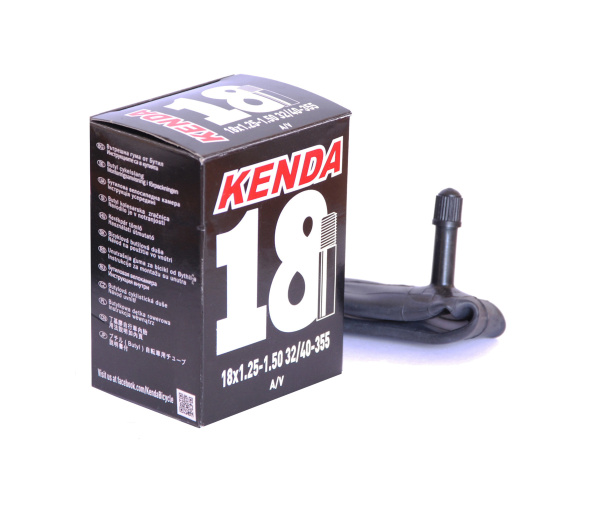 Камера 18 авто 5-511407 "узкая" 1,25-1,50 (32/40-355) для складных вело (50) KENDA