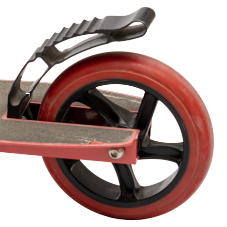 Самокат Novatrack Versa, колеса 200х145 мм, красный