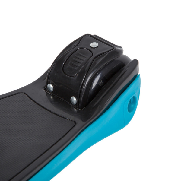 Самокат-кикборд Novatrack RainBow, подростковый, складной, широкие свет.колеса PU пер.120*40  задн.8