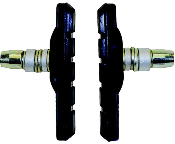 Колодки тормозные v-brake 5-361768 с крепежом ассиметр. 70мм на блистере (20) PROMAX