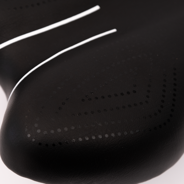 Седло 09-200803 универсальное, с замком  275х155мм 469гр черное с рисунком HORST