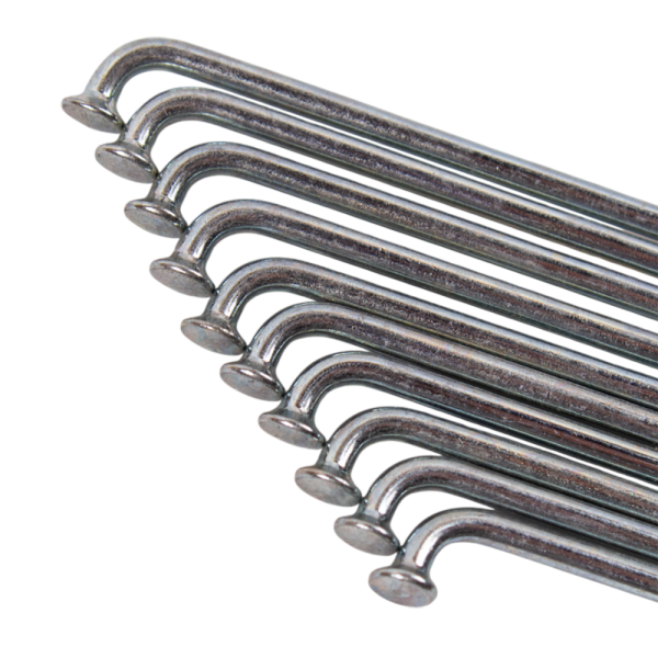 Спица 286мм ф2мм 5-280042 28" серебр. оцинк. сталь с оцинк. ниппелем (500) CNSPOKE