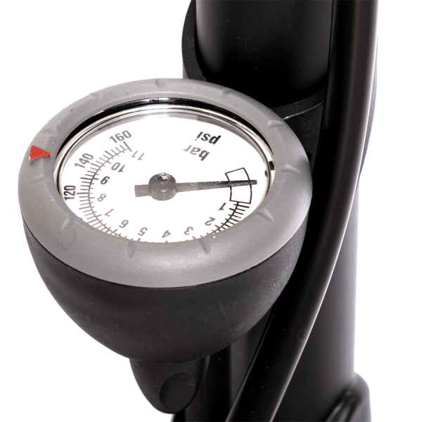 Насос 6-170043 напольный GF-43P пластик. c маном. универс. головка на шланге, черный GIYO