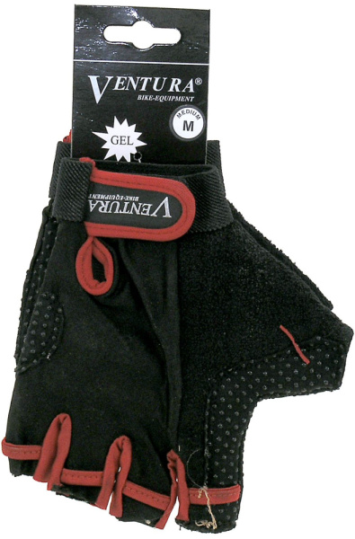 Перчатки 5-719971 гель/лайкра дышащ. антискольз. р-р L (5) цв. в ассорт. с петельками VENTURA