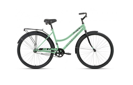 Велосипед ALTAIR CITY 28 low (28" 1 ск. рост. 19") 2022, мятный/черный, RBK22AL28025