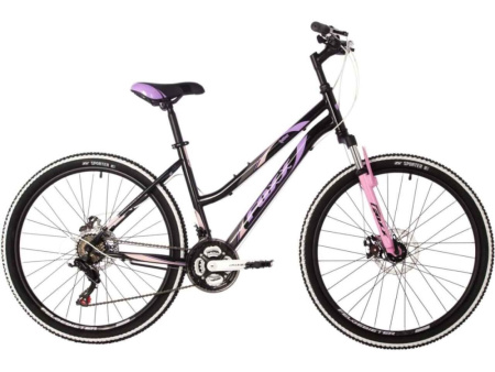 Велосипед FOXX 26" LATINA черный,сталь, размер 19"