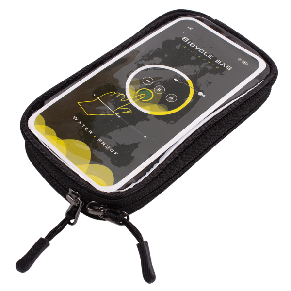 Большая ёмкостная передняя сумка West Biking для велосипеда с touch-скрином из ТПУ- leather, размер 7 дюймов
