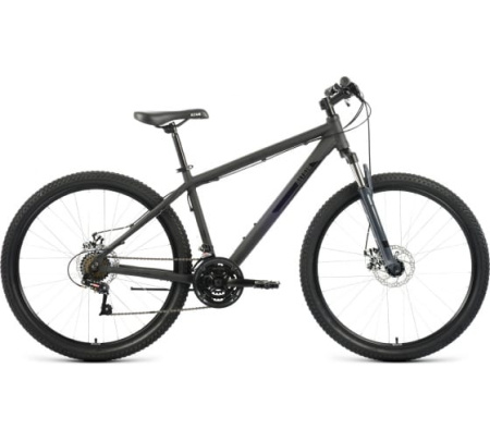 Велосипед AL 27,5 D (27,5" 21 ск. рост. 19") 2022, черный матовый/черный, RBK22AL27236