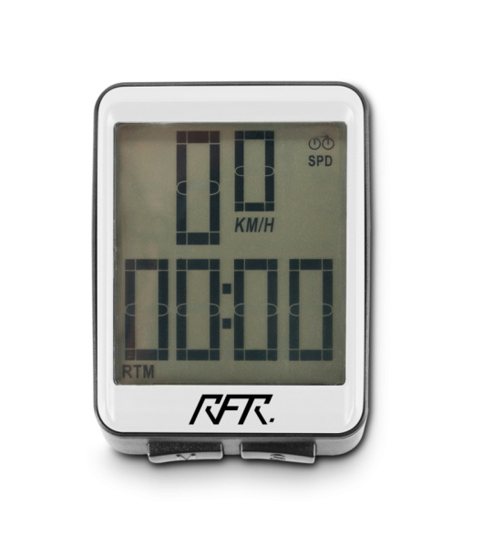 Велокомпьютер RFR CMPT, беcпроводной, 12 функций, white, код 14081