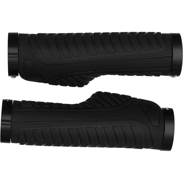 Ручки 00-170557 на руль H31 TwoSideLock 132мм эргономич. резинов. c 2 черн. фикс. противосколь. поверх. черные