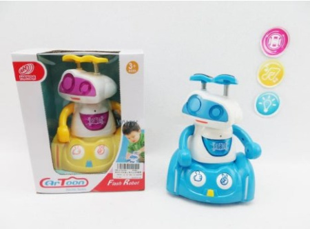 Робот на батарейках (свет+музыка) HD981