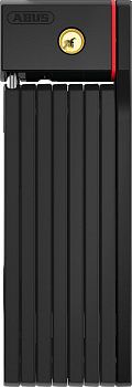 Замок 05-0086743 вело складной, ключ, Bordo BIG uGrip 5700/100см BK SH с кроншт, класс защиты 7/15, 1090гр, черно-серый ABUS