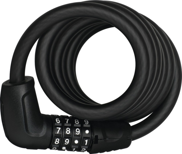 Замок тросовый кодовый 12х1800мм ABUS Tresor 6512C, 4-х разр, с кронштейном, класс защиты 4/15, 497г