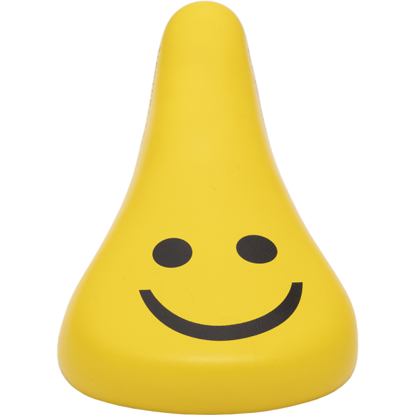 Седло 5-251291 детское 210х138мм универс. эластомер. с крепежом 12-16" (25) желтое дизайн "SMILE" VE