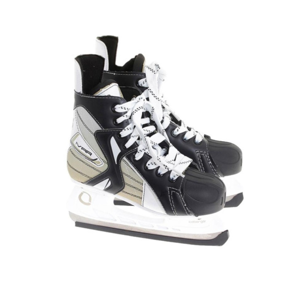 Коньки хоккейные  Black  Aqua р-р 39